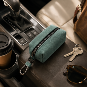 Leather Keychain Coin Purse